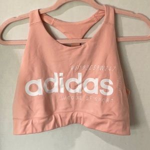 Adidas Racerback high neck sports bra